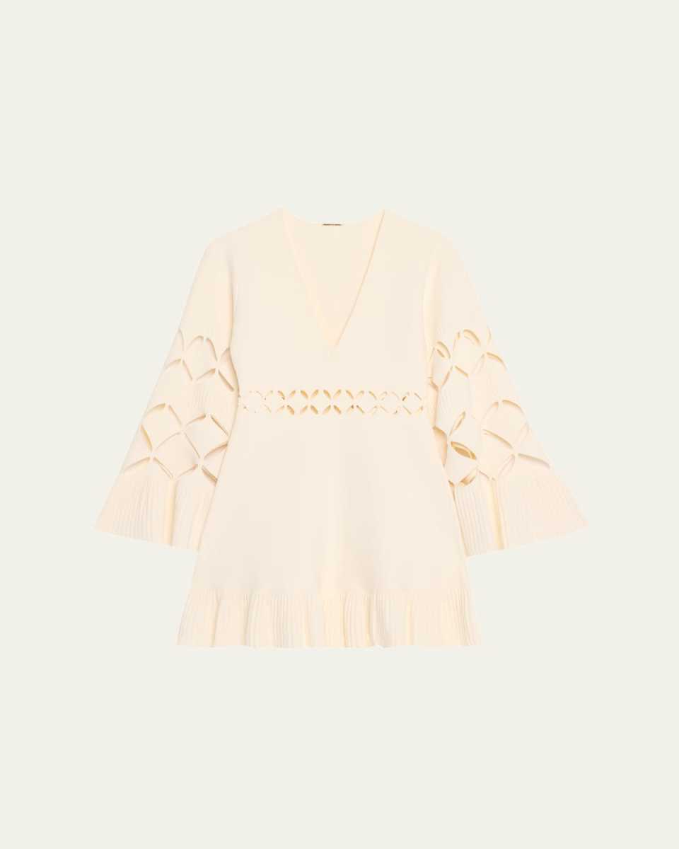 Linden Long-Sleeve Cut-Out Dress